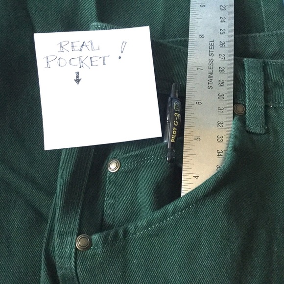 Hunter Green size 12P Stretch Jeans - Like New! - Picture 2 of 5